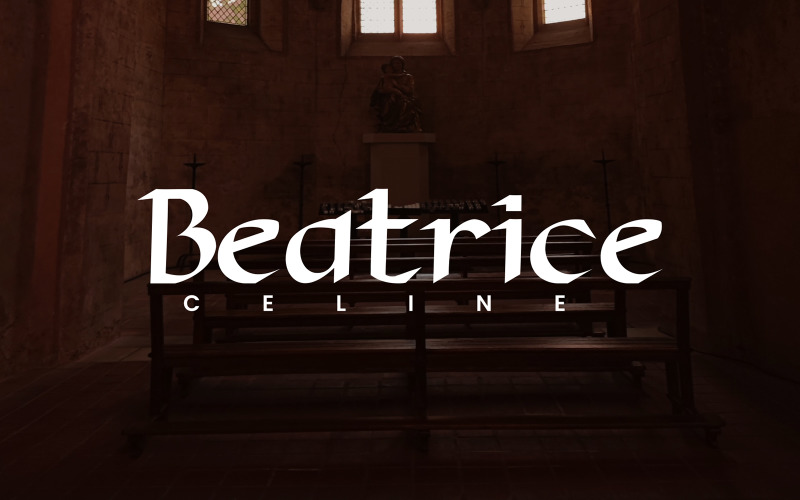 Beatrice - Modern Serif Yazı Tipi