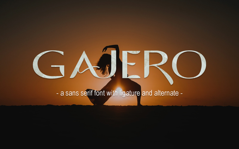 Gajero - Ligatür Sans Serif Yazı Tipi