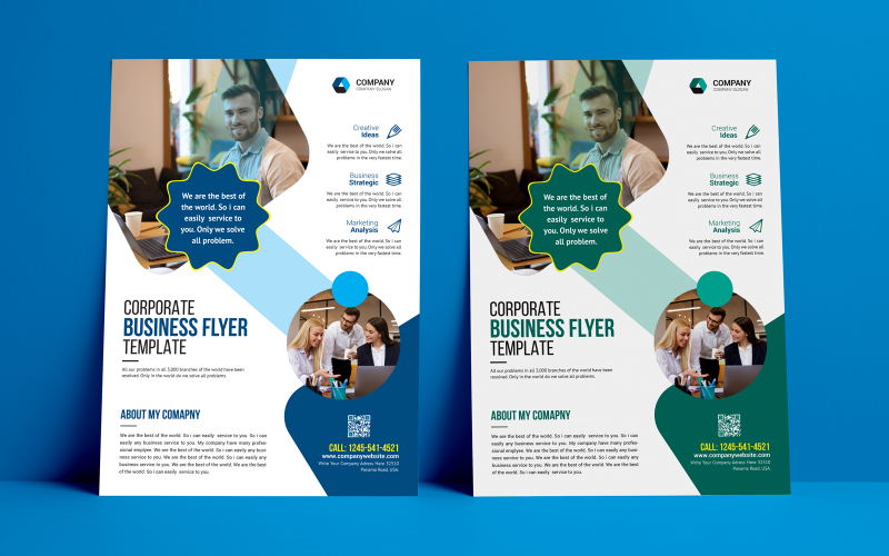 Unternehmen Projekt Business Flyer V.033