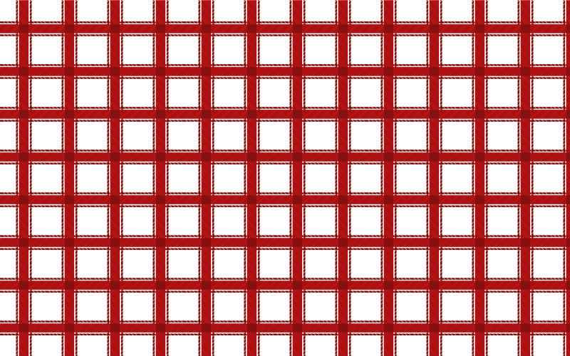 Jednoduchý gingham vzor na oblečení