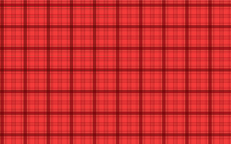 Kumaşlar için kırmızı ekose desen vektörü