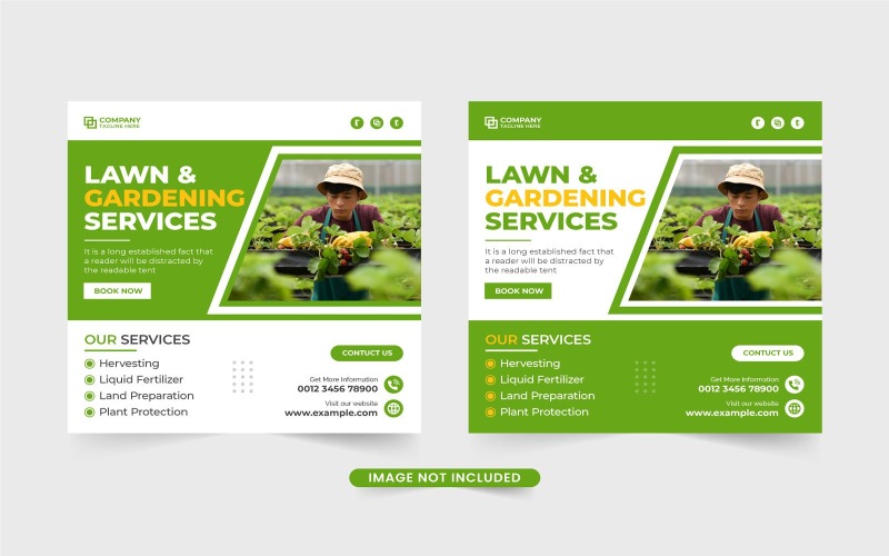 Tuinieren service social media post