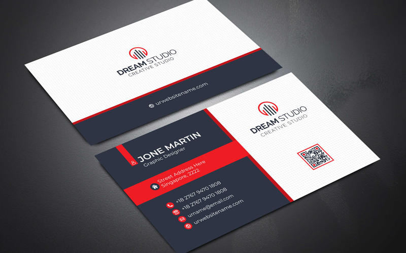 Visitkortsmallar Corporate Identity Mall v111