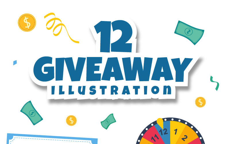 12 Concours Gagnez un prix Illustration