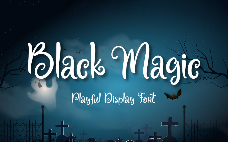 Black Magic - Carattere di visualizzazione giocoso