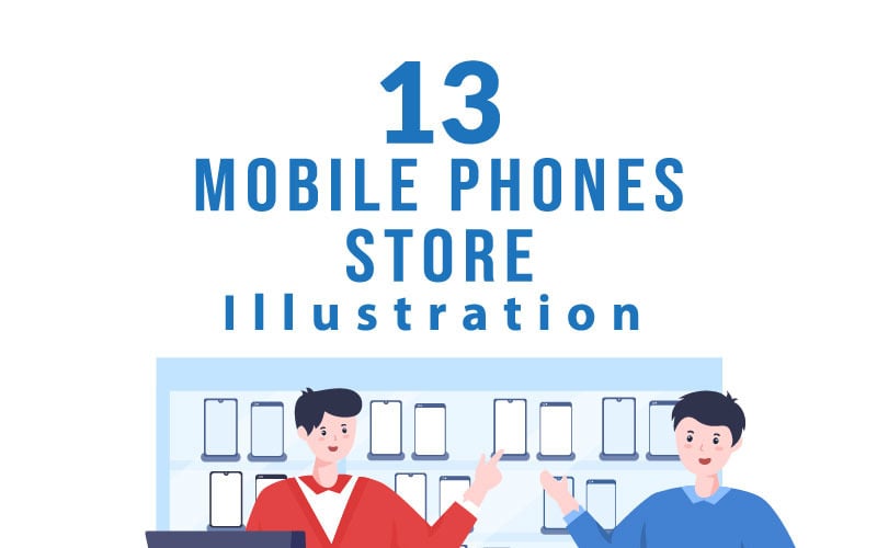 13 Illustration d'un magasin de téléphonie mobile