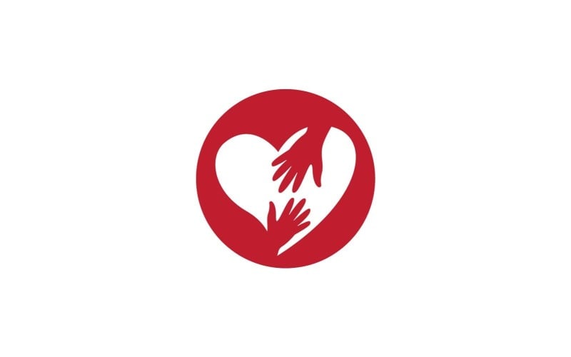 Liebes-Herz-rotes Logo und Symbol 17