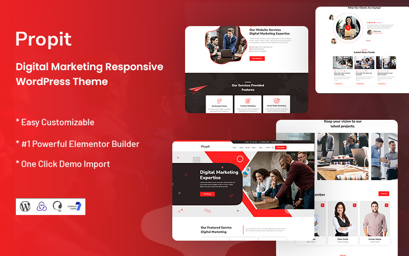 Propit – Digitális marketing WordPress téma