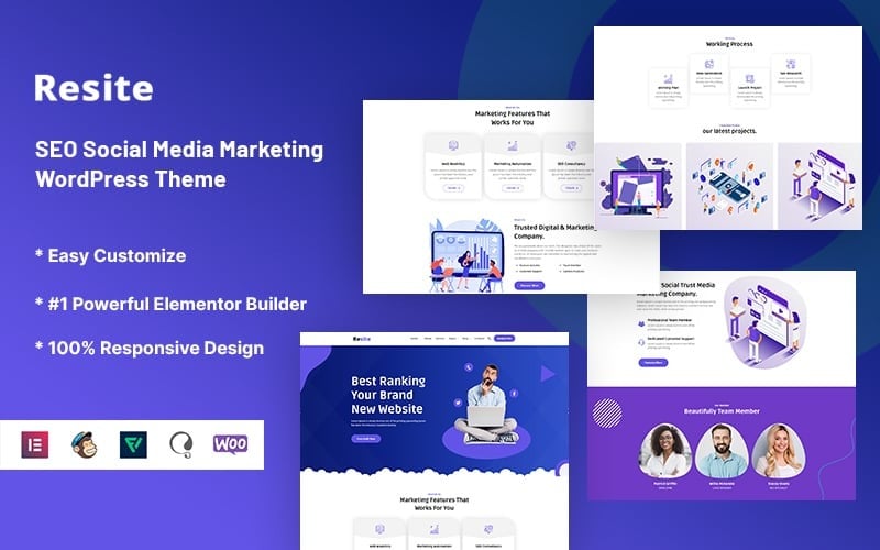Resite - Tema WordPress di SEO Social Media Marketing
