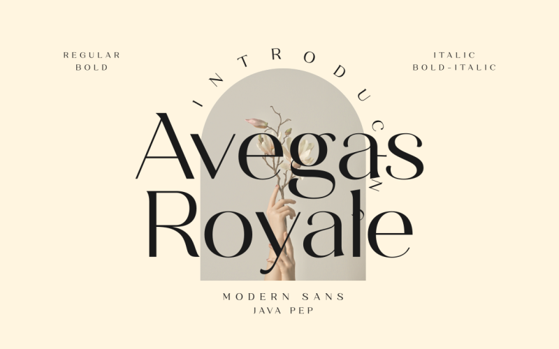 Avegas Royale - Modern Sans