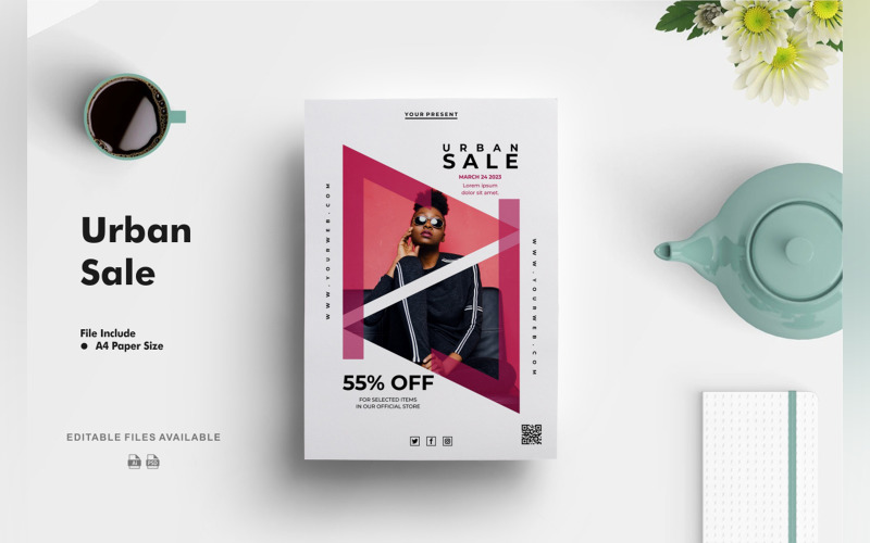 Urban Sale Flyer Template 276795 TemplateMonster