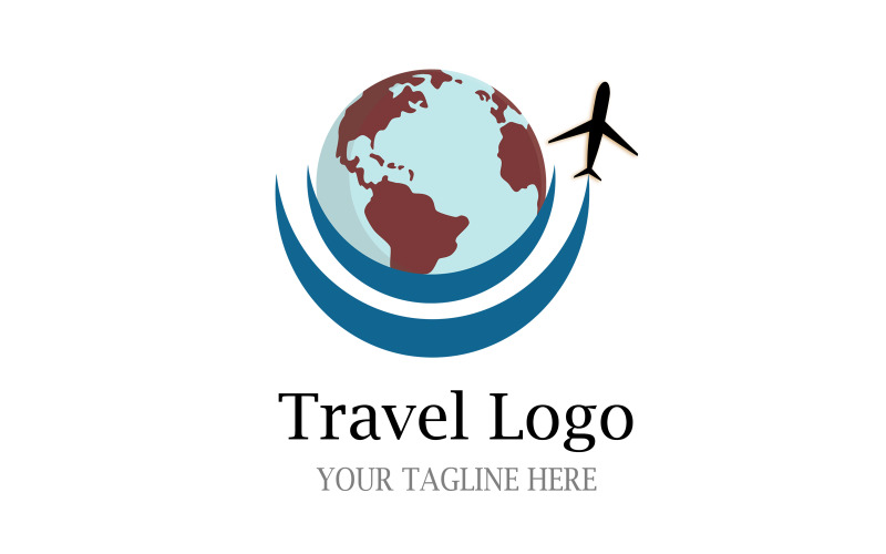 Logotipo de viajes Para todas las oficinas de turismo