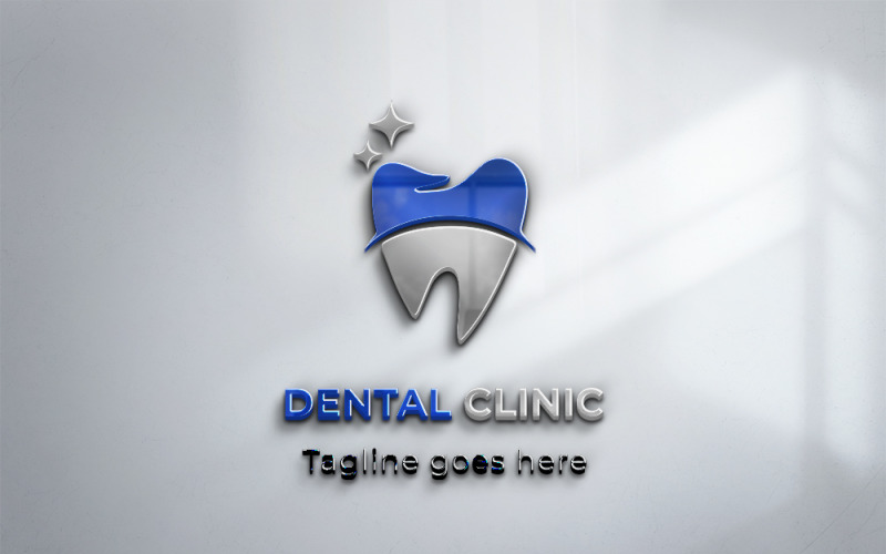 Šablona loga zubní kliniky - stomatologie
