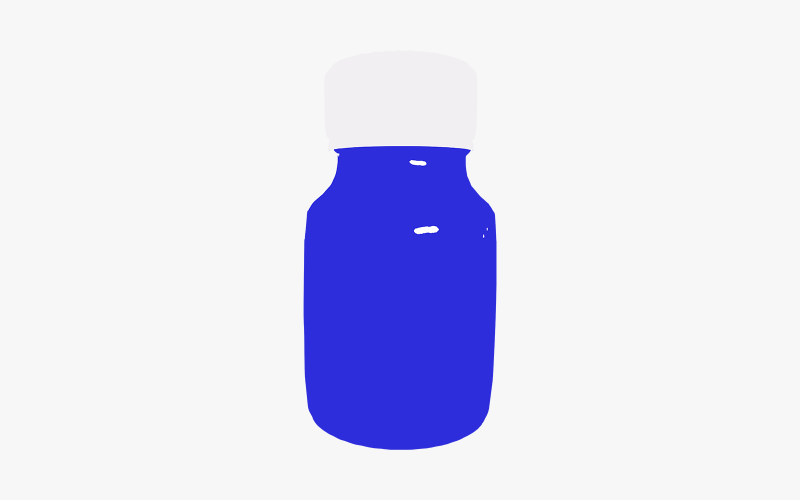 Vector de ilustración de diseño de botella de medicina