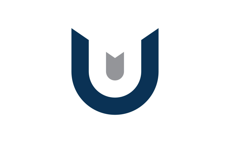 Letter U Logo Template. Vector Illustration. V1