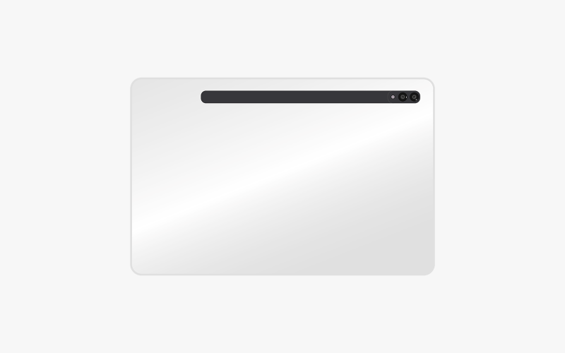 Biały Tablet Pc Ilustracja Wektor