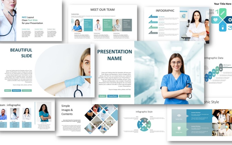 Modèle PowerPoint médical / de soins de santé