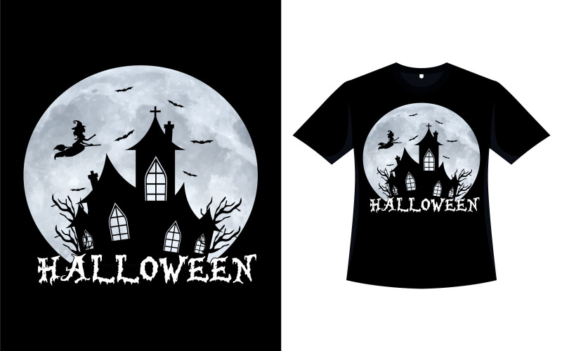 Design PNG E SVG De Halloween De Alto Contraste De Vampiro Para Camisetas
