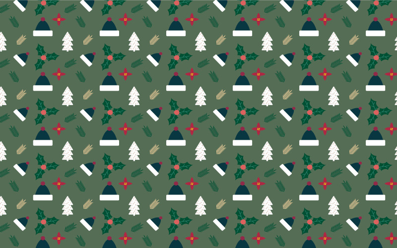 Modèle de vecteur de modèle de Noël minimal