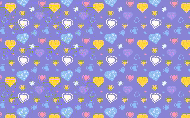 Vector de fondo de patrón de amor transparente