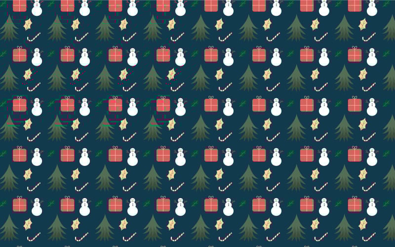 Weihnachtsmuster Dekoration Vektordesign