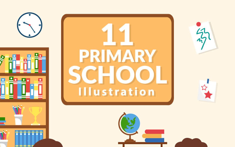 11 Illustrazione della scuola primaria