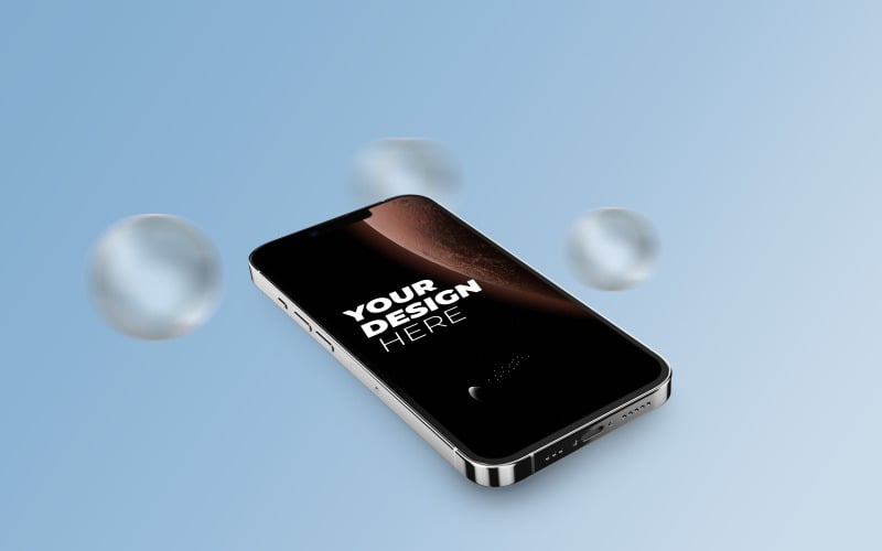 iPhone 13 PSD шаблон макета