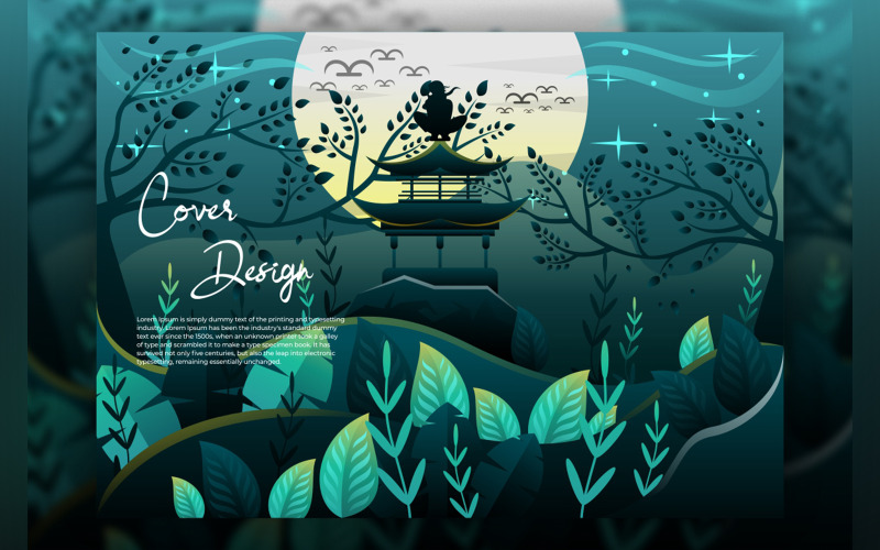 Japanese Cover Design Template #277583 - TemplateMonster