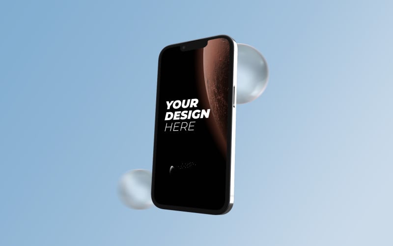 Шаблон макета iPhone 13 Pro