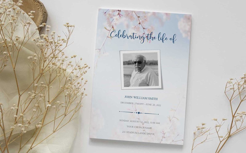 Funeral Arrangement A4 Template