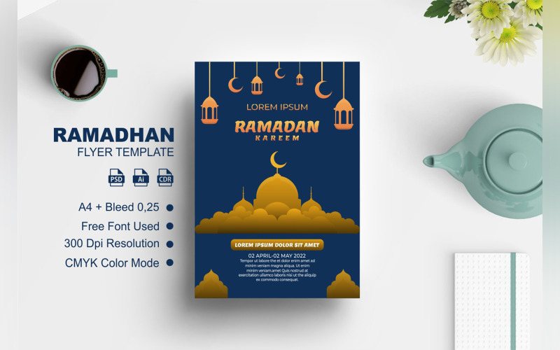 Ramadan szórólap tervezősablon
