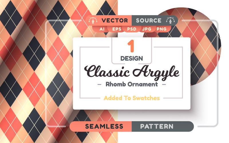 Nahtloses Argyle-Muster | Element PNG, Designmuster 8