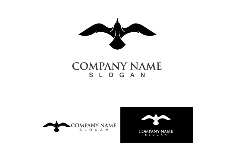 Blue Flying Bird Logo | BrandCrowd Logo Maker
