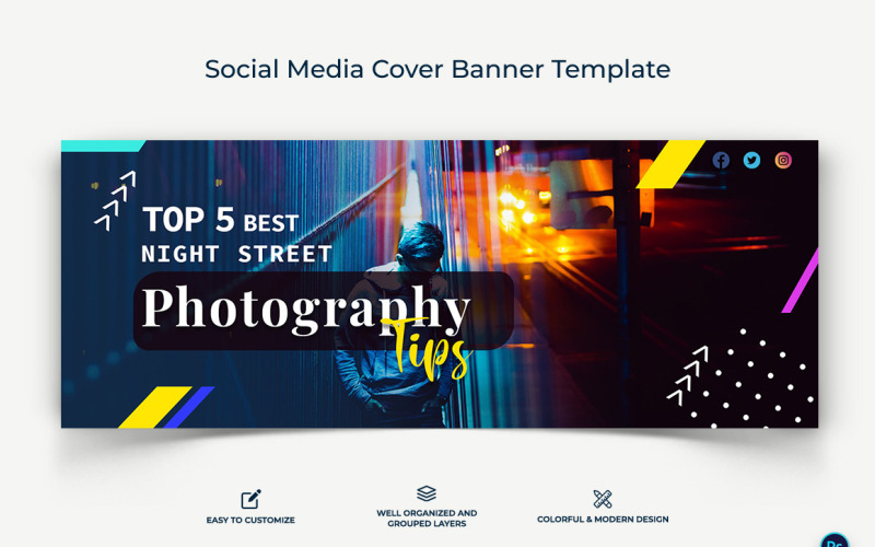 Bannière de couverture Facebook de photographie-04