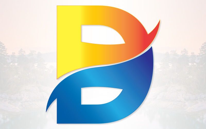 释放“D”的力量：您的免费极简标志设计等待着您！