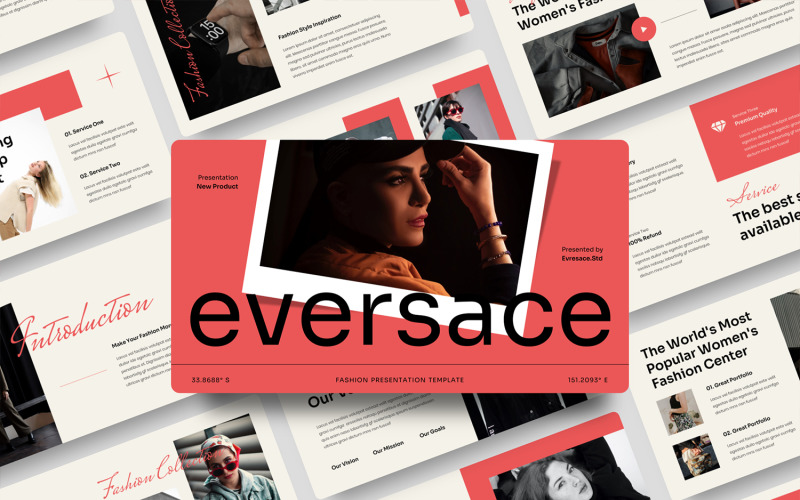 Eversace - módní PowerPoint šablony