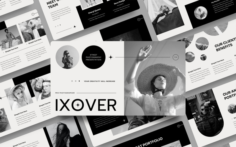 Ixover - Вулична фотографія Шаблон PowerPoint