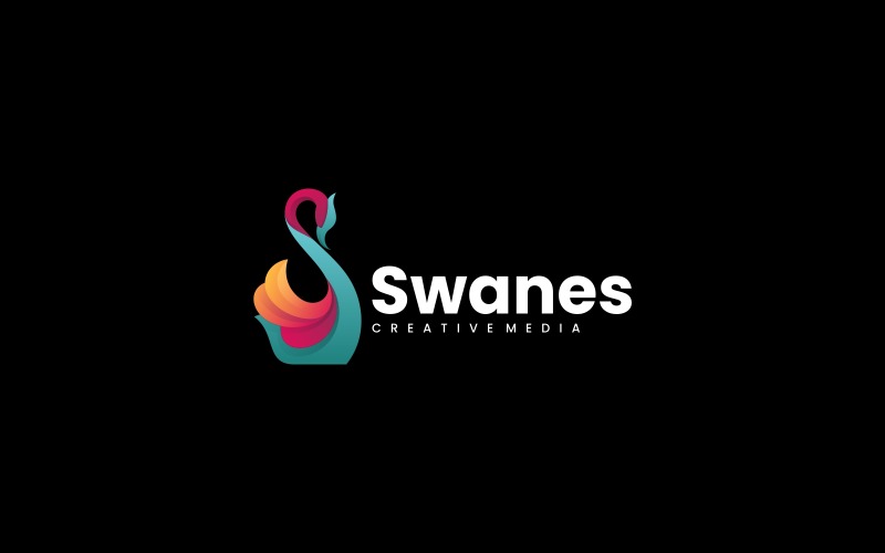 Swan Gradient Colorful Logo Vol.3
