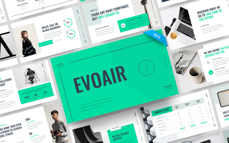 EVOAIR - Modello di keynote aziendale