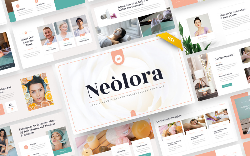 Neolora – Spa & Beauty Center Šablona prezentace Google