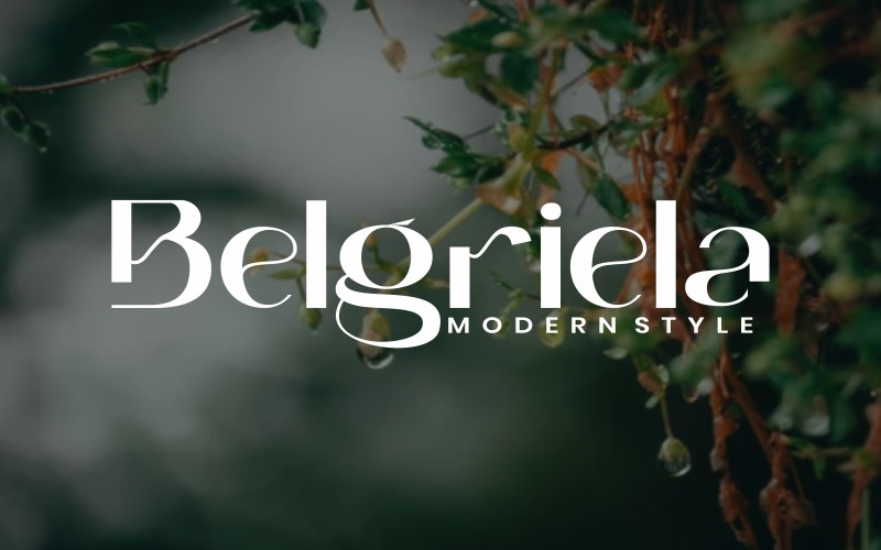 Belgriela - Sans Serif Modern Yazı Tipleri