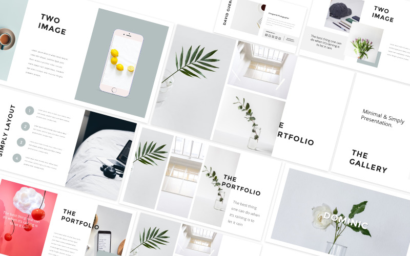 Dominic Minimal Google Slides Template TemplateMonster Dominic Minimal Google Slides Template TemplateMonster