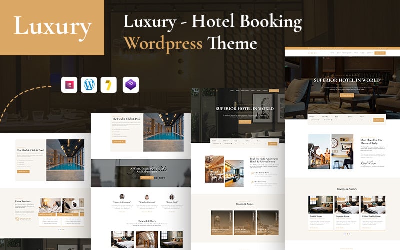 Luxe - Thème WordPress de réservation de luxe, de complexe hôtelier et d'hôtel.