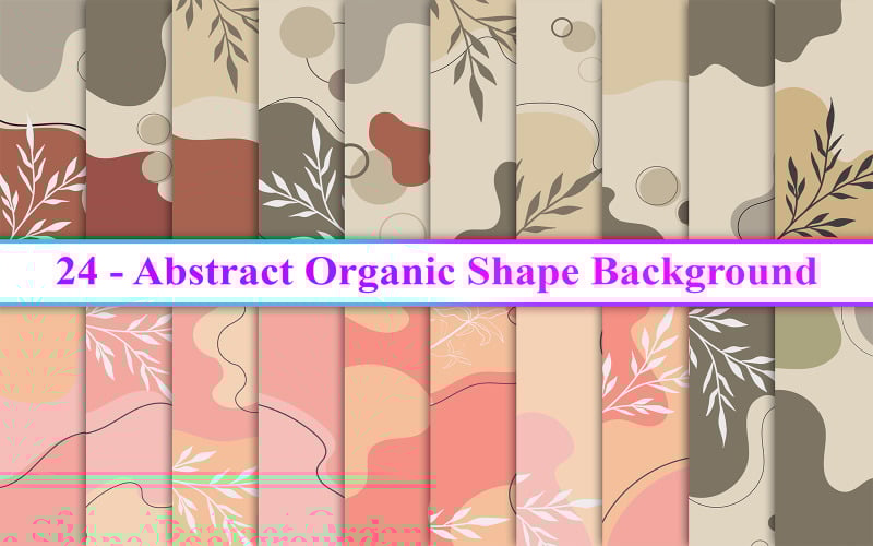 Fondo organico astratto di forma, fondo astratto di Boho