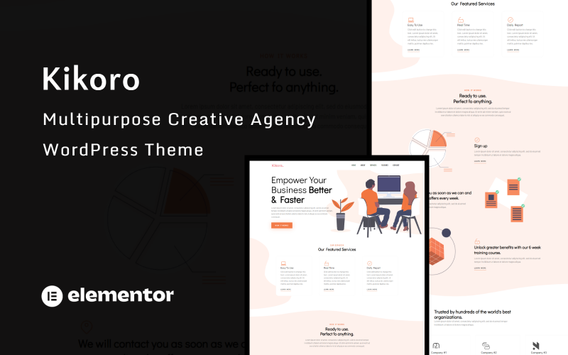 Kikoro – Kreatív Ügynökség WordPress téma
