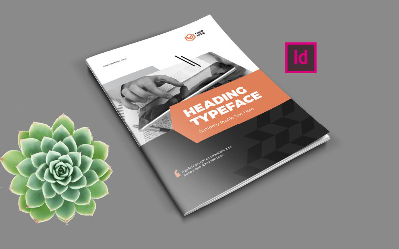 Orange Company Profile Template