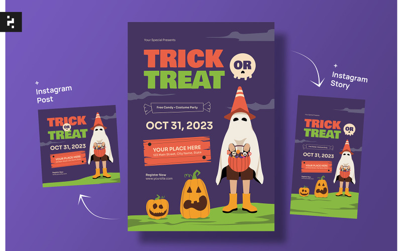 Trick or Treat Flyer Mall