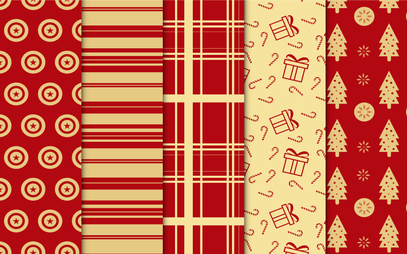 Vintage gift paper pattern decoration