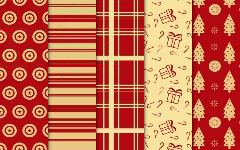 Vintage hediye kağıt desen dekorasyon