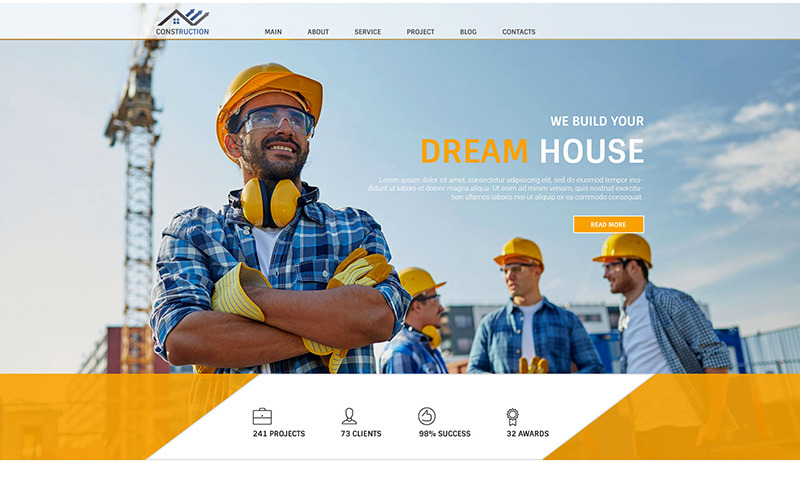 Dream House - PSD Web Şablonu